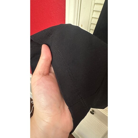 Women's Who What Wear High-Rise Cropped Stretch Pants Black Size 16 - Picture 3 of 5